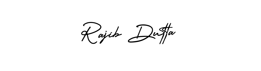 Design your own signature with our free online signature maker. With this signature software, you can create a handwritten (AmerikaSignatureDemo-Regular) signature for name Rajib Dutta. Rajib Dutta signature style 3 images and pictures png