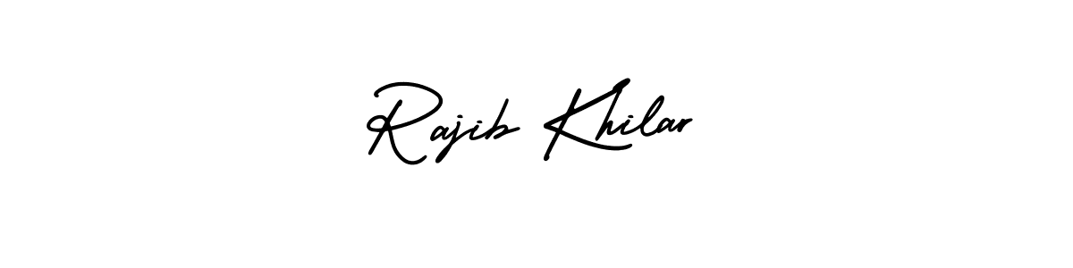 You can use this online signature creator to create a handwritten signature for the name Rajib Khilar. This is the best online autograph maker. Rajib Khilar signature style 3 images and pictures png