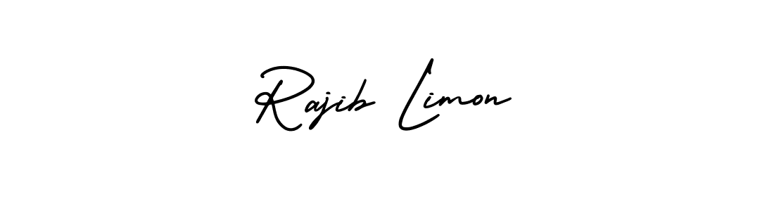 Create a beautiful signature design for name Rajib Limon. With this signature (AmerikaSignatureDemo-Regular) fonts, you can make a handwritten signature for free. Rajib Limon signature style 3 images and pictures png