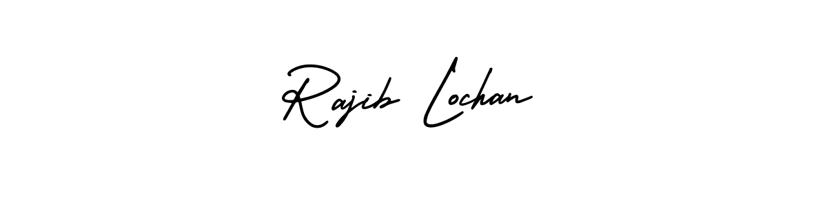 The best way (AmerikaSignatureDemo-Regular) to make a short signature is to pick only two or three words in your name. The name Rajib Lochan include a total of six letters. For converting this name. Rajib Lochan signature style 3 images and pictures png