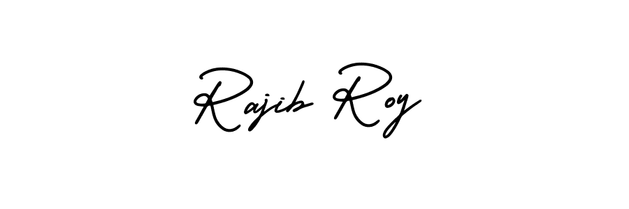 Design your own signature with our free online signature maker. With this signature software, you can create a handwritten (AmerikaSignatureDemo-Regular) signature for name Rajib Roy. Rajib Roy signature style 3 images and pictures png