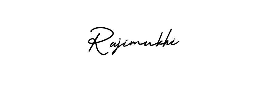 Rajimukhi stylish signature style. Best Handwritten Sign (AmerikaSignatureDemo-Regular) for my name. Handwritten Signature Collection Ideas for my name Rajimukhi. Rajimukhi signature style 3 images and pictures png