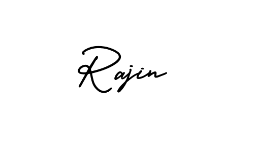 This is the best signature style for the Rajin name. Also you like these signature font (AmerikaSignatureDemo-Regular). Mix name signature. Rajin signature style 3 images and pictures png