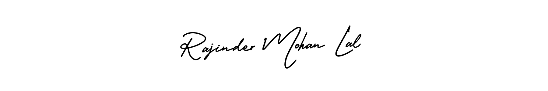 How to Draw Rajinder Mohan Lal signature style? AmerikaSignatureDemo-Regular is a latest design signature styles for name Rajinder Mohan Lal. Rajinder Mohan Lal signature style 3 images and pictures png