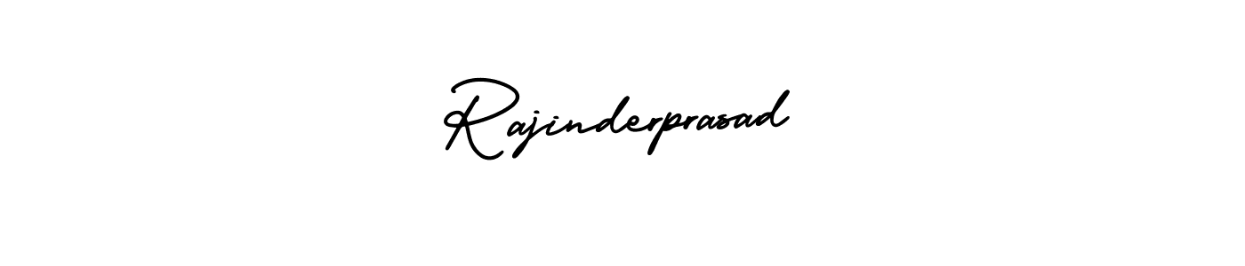 Create a beautiful signature design for name Rajinderprasad. With this signature (AmerikaSignatureDemo-Regular) fonts, you can make a handwritten signature for free. Rajinderprasad signature style 3 images and pictures png