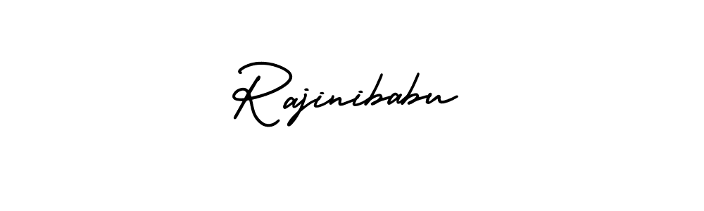 Design your own signature with our free online signature maker. With this signature software, you can create a handwritten (AmerikaSignatureDemo-Regular) signature for name Rajinibabu. Rajinibabu signature style 3 images and pictures png