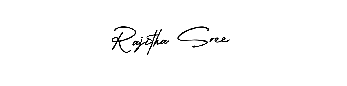 Make a beautiful signature design for name Rajitha Sree. Use this online signature maker to create a handwritten signature for free. Rajitha Sree signature style 3 images and pictures png