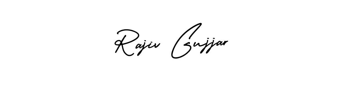 Similarly AmerikaSignatureDemo-Regular is the best handwritten signature design. Signature creator online .You can use it as an online autograph creator for name Rajiv Gujjar. Rajiv Gujjar signature style 3 images and pictures png