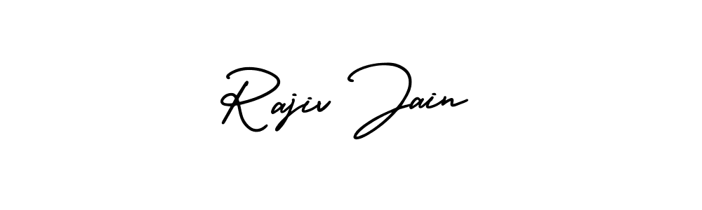 Rajiv Jain stylish signature style. Best Handwritten Sign (AmerikaSignatureDemo-Regular) for my name. Handwritten Signature Collection Ideas for my name Rajiv Jain. Rajiv Jain signature style 3 images and pictures png