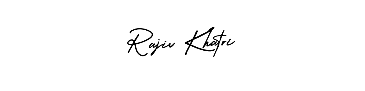 This is the best signature style for the Rajiv Khatri name. Also you like these signature font (AmerikaSignatureDemo-Regular). Mix name signature. Rajiv Khatri signature style 3 images and pictures png