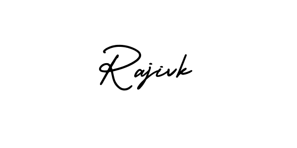 Best and Professional Signature Style for Rajivk. AmerikaSignatureDemo-Regular Best Signature Style Collection. Rajivk signature style 3 images and pictures png