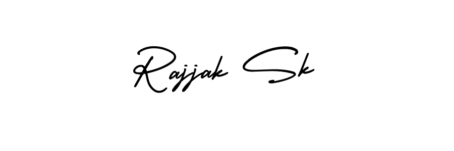 Make a short Rajjak Sk signature style. Manage your documents anywhere anytime using AmerikaSignatureDemo-Regular. Create and add eSignatures, submit forms, share and send files easily. Rajjak Sk signature style 3 images and pictures png