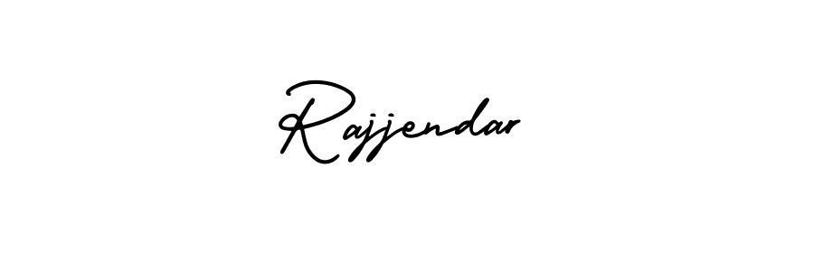 How to make Rajjendar signature? AmerikaSignatureDemo-Regular is a professional autograph style. Create handwritten signature for Rajjendar name. Rajjendar signature style 3 images and pictures png