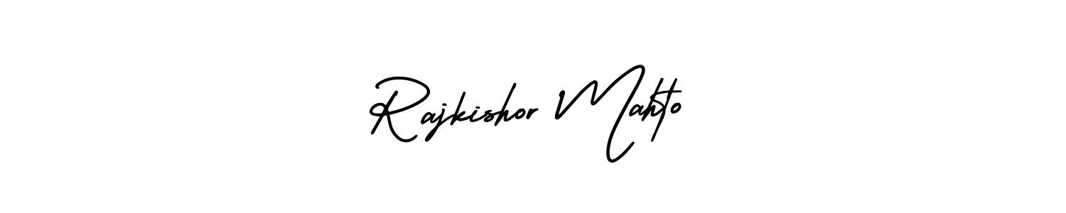 Make a short Rajkishor Mahto signature style. Manage your documents anywhere anytime using AmerikaSignatureDemo-Regular. Create and add eSignatures, submit forms, share and send files easily. Rajkishor Mahto signature style 3 images and pictures png