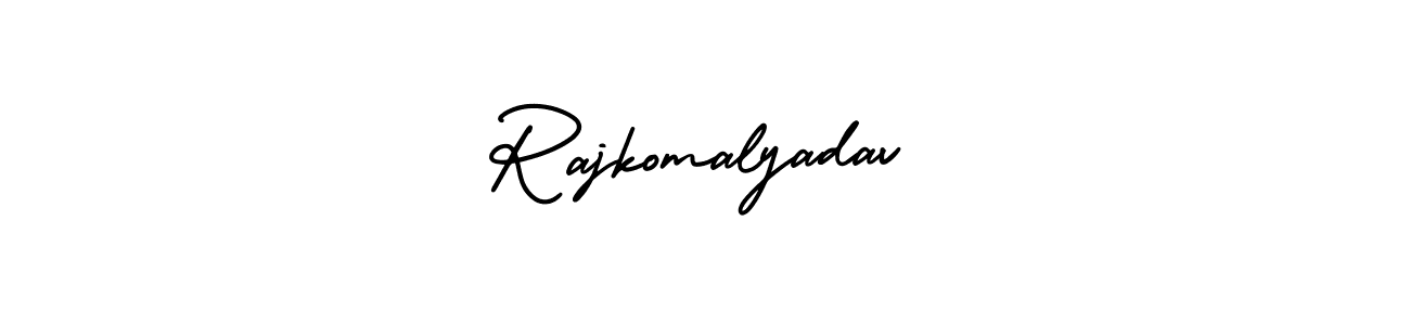 How to Draw Rajkomalyadav signature style? AmerikaSignatureDemo-Regular is a latest design signature styles for name Rajkomalyadav. Rajkomalyadav signature style 3 images and pictures png