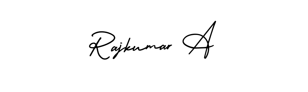 How to Draw Rajkumar A signature style? AmerikaSignatureDemo-Regular is a latest design signature styles for name Rajkumar A. Rajkumar A signature style 3 images and pictures png