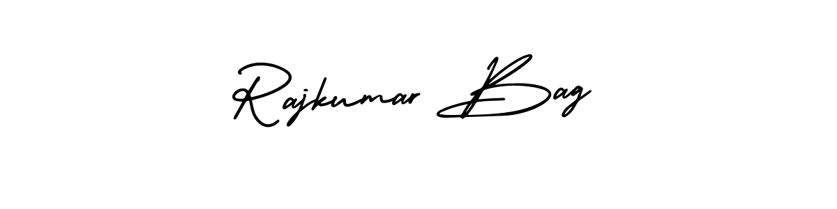 AmerikaSignatureDemo-Regular is a professional signature style that is perfect for those who want to add a touch of class to their signature. It is also a great choice for those who want to make their signature more unique. Get Rajkumar Bag name to fancy signature for free. Rajkumar Bag signature style 3 images and pictures png