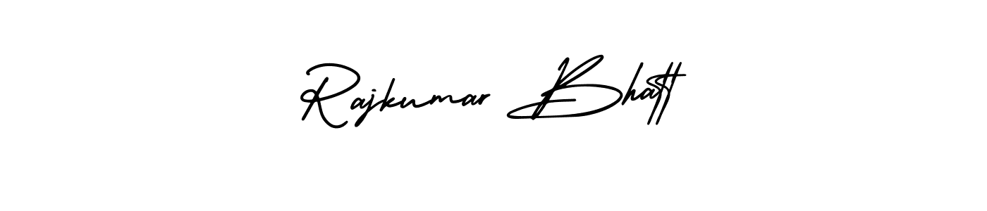 Rajkumar Bhatt stylish signature style. Best Handwritten Sign (AmerikaSignatureDemo-Regular) for my name. Handwritten Signature Collection Ideas for my name Rajkumar Bhatt. Rajkumar Bhatt signature style 3 images and pictures png