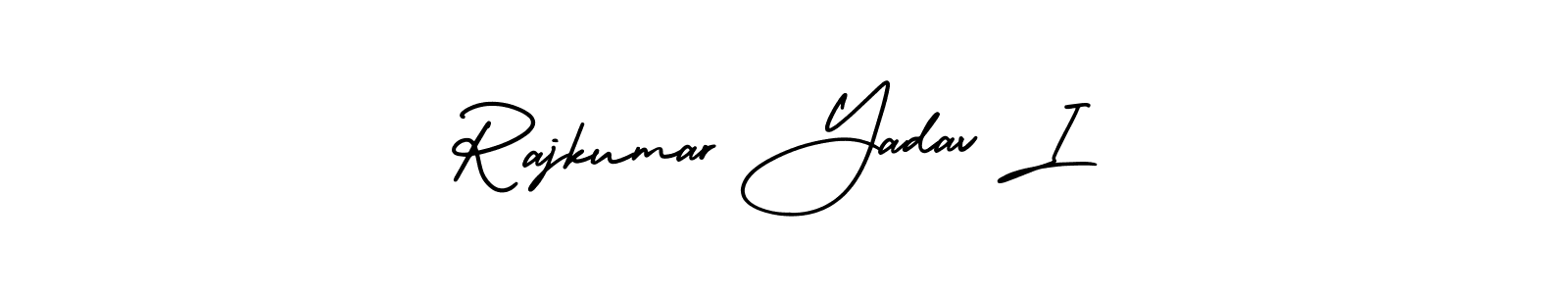 Use a signature maker to create a handwritten signature online. With this signature software, you can design (AmerikaSignatureDemo-Regular) your own signature for name Rajkumar Yadav I. Rajkumar Yadav I signature style 3 images and pictures png