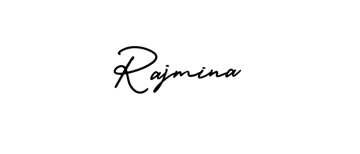 Similarly AmerikaSignatureDemo-Regular is the best handwritten signature design. Signature creator online .You can use it as an online autograph creator for name Rajmina. Rajmina signature style 3 images and pictures png