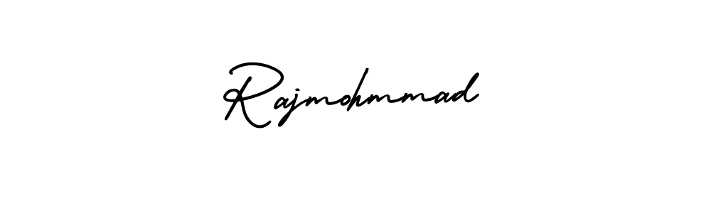 if you are searching for the best signature style for your name Rajmohmmad. so please give up your signature search. here we have designed multiple signature styles  using AmerikaSignatureDemo-Regular. Rajmohmmad signature style 3 images and pictures png