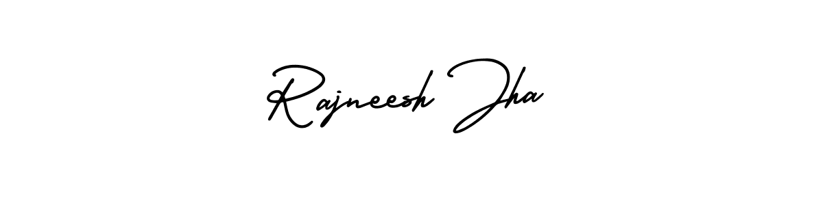 Also we have Rajneesh Jha name is the best signature style. Create professional handwritten signature collection using AmerikaSignatureDemo-Regular autograph style. Rajneesh Jha signature style 3 images and pictures png