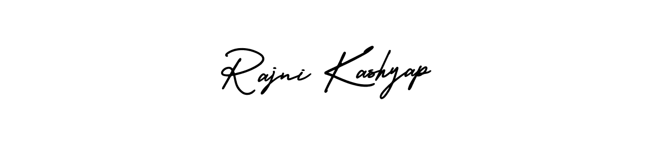 It looks lik you need a new signature style for name Rajni Kashyap. Design unique handwritten (AmerikaSignatureDemo-Regular) signature with our free signature maker in just a few clicks. Rajni Kashyap signature style 3 images and pictures png