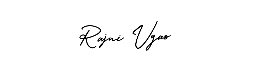 Use a signature maker to create a handwritten signature online. With this signature software, you can design (AmerikaSignatureDemo-Regular) your own signature for name Rajni Vyas. Rajni Vyas signature style 3 images and pictures png
