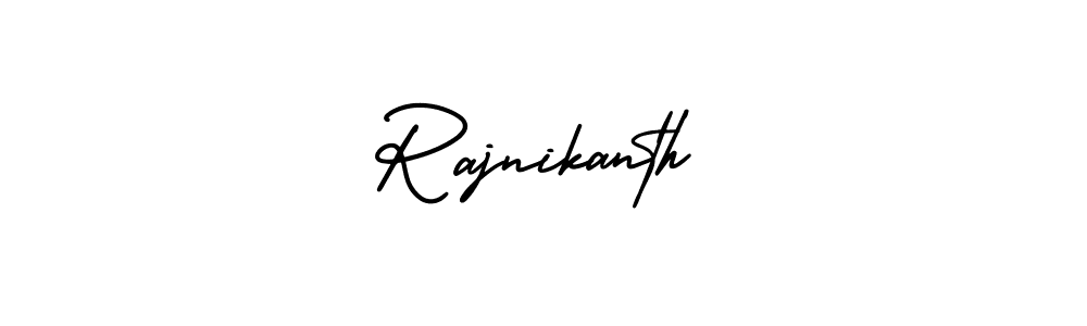 Rajnikanth stylish signature style. Best Handwritten Sign (AmerikaSignatureDemo-Regular) for my name. Handwritten Signature Collection Ideas for my name Rajnikanth. Rajnikanth signature style 3 images and pictures png