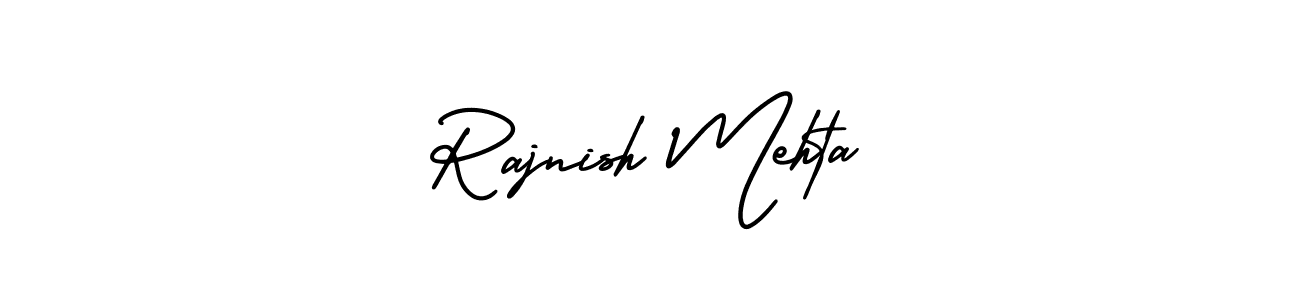 Make a short Rajnish Mehta signature style. Manage your documents anywhere anytime using AmerikaSignatureDemo-Regular. Create and add eSignatures, submit forms, share and send files easily. Rajnish Mehta signature style 3 images and pictures png