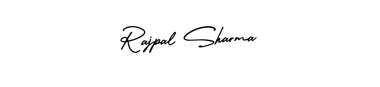 You should practise on your own different ways (AmerikaSignatureDemo-Regular) to write your name (Rajpal Sharma) in signature. don't let someone else do it for you. Rajpal Sharma signature style 3 images and pictures png