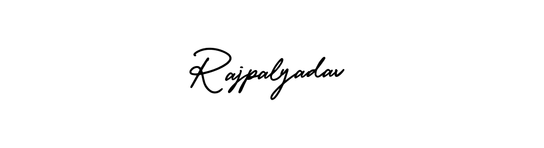 How to make Rajpalyadav name signature. Use AmerikaSignatureDemo-Regular style for creating short signs online. This is the latest handwritten sign. Rajpalyadav signature style 3 images and pictures png