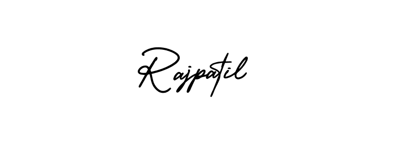 This is the best signature style for the Rajpatil name. Also you like these signature font (AmerikaSignatureDemo-Regular). Mix name signature. Rajpatil signature style 3 images and pictures png