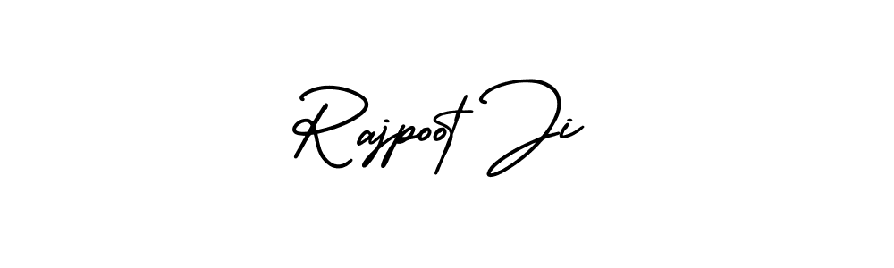 It looks lik you need a new signature style for name Rajpoot Ji. Design unique handwritten (AmerikaSignatureDemo-Regular) signature with our free signature maker in just a few clicks. Rajpoot Ji signature style 3 images and pictures png