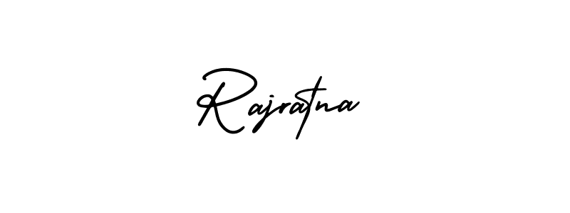 Use a signature maker to create a handwritten signature online. With this signature software, you can design (AmerikaSignatureDemo-Regular) your own signature for name Rajratna. Rajratna signature style 3 images and pictures png