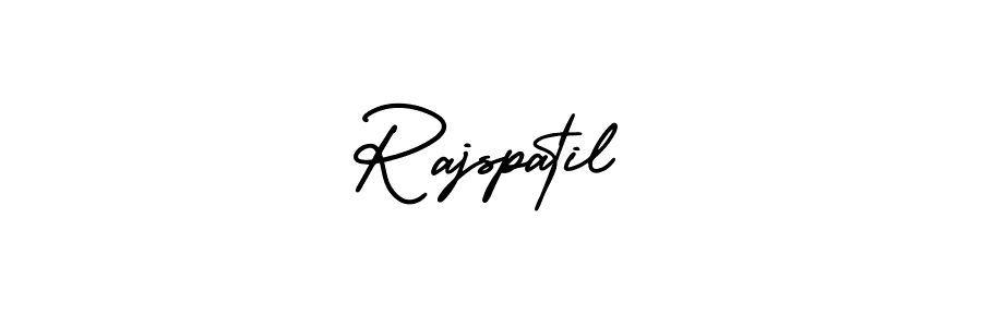 Use a signature maker to create a handwritten signature online. With this signature software, you can design (AmerikaSignatureDemo-Regular) your own signature for name Rajspatil. Rajspatil signature style 3 images and pictures png