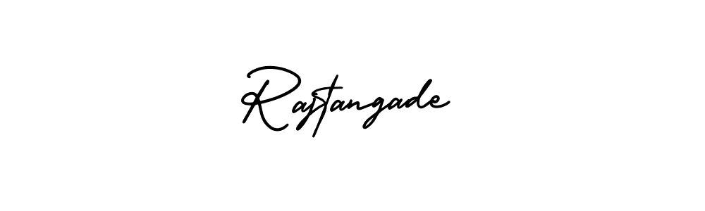 Rajtangade stylish signature style. Best Handwritten Sign (AmerikaSignatureDemo-Regular) for my name. Handwritten Signature Collection Ideas for my name Rajtangade. Rajtangade signature style 3 images and pictures png