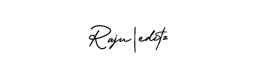 It looks lik you need a new signature style for name Raju|editz. Design unique handwritten (AmerikaSignatureDemo-Regular) signature with our free signature maker in just a few clicks. Raju|editz signature style 3 images and pictures png