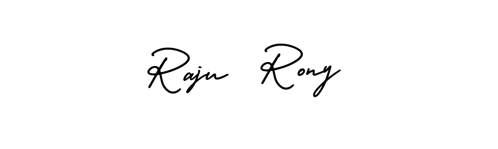 AmerikaSignatureDemo-Regular is a professional signature style that is perfect for those who want to add a touch of class to their signature. It is also a great choice for those who want to make their signature more unique. Get Raju  Rony name to fancy signature for free. Raju  Rony signature style 3 images and pictures png