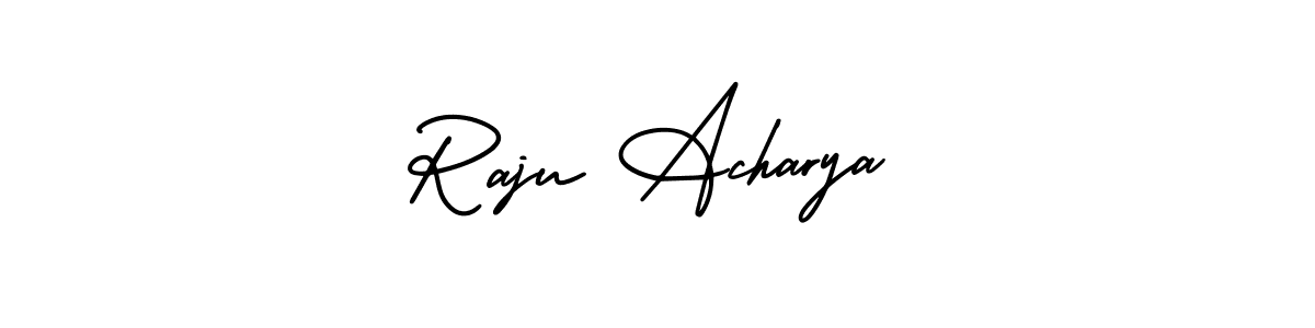 It looks lik you need a new signature style for name Raju Acharya. Design unique handwritten (AmerikaSignatureDemo-Regular) signature with our free signature maker in just a few clicks. Raju Acharya signature style 3 images and pictures png