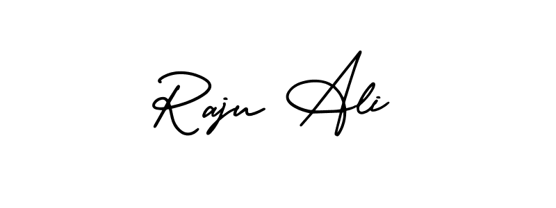 It looks lik you need a new signature style for name Raju Ali. Design unique handwritten (AmerikaSignatureDemo-Regular) signature with our free signature maker in just a few clicks. Raju Ali signature style 3 images and pictures png