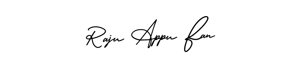 Make a beautiful signature design for name Raju Appu Fan. Use this online signature maker to create a handwritten signature for free. Raju Appu Fan signature style 3 images and pictures png