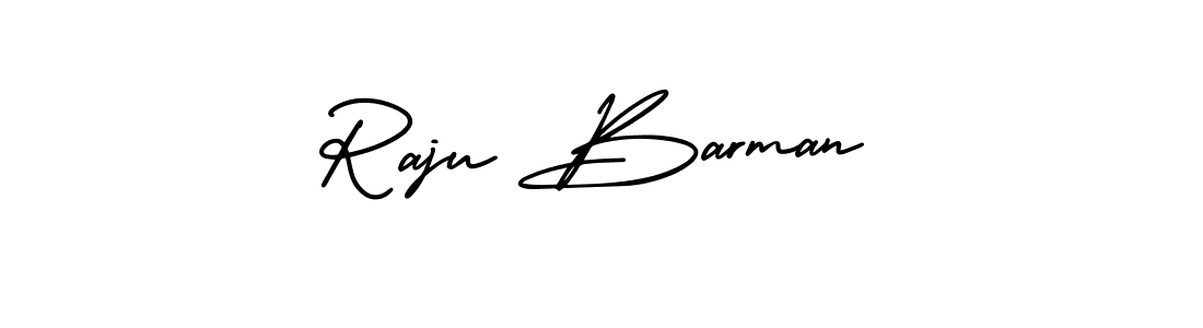 Design your own signature with our free online signature maker. With this signature software, you can create a handwritten (AmerikaSignatureDemo-Regular) signature for name Raju Barman. Raju Barman signature style 3 images and pictures png