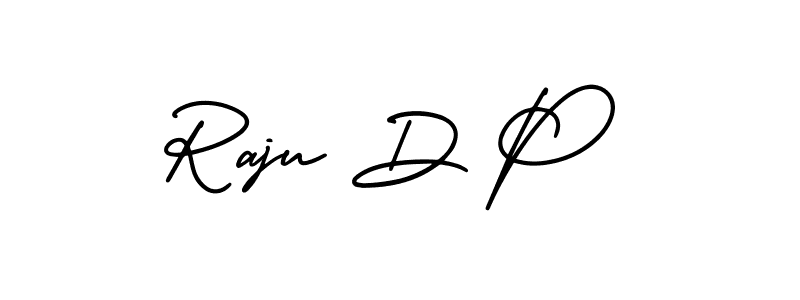 if you are searching for the best signature style for your name Raju D P. so please give up your signature search. here we have designed multiple signature styles  using AmerikaSignatureDemo-Regular. Raju D P signature style 3 images and pictures png