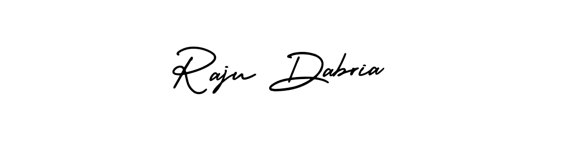 How to make Raju Dabria signature? AmerikaSignatureDemo-Regular is a professional autograph style. Create handwritten signature for Raju Dabria name. Raju Dabria signature style 3 images and pictures png