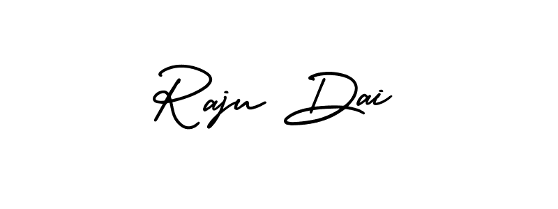 Make a beautiful signature design for name Raju Dai. With this signature (AmerikaSignatureDemo-Regular) style, you can create a handwritten signature for free. Raju Dai signature style 3 images and pictures png