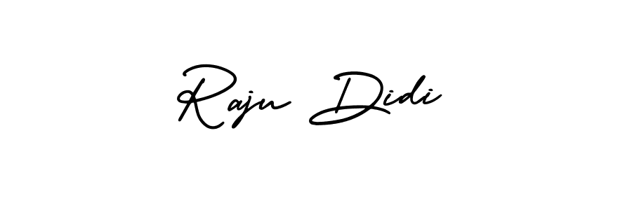 How to Draw Raju Didi signature style? AmerikaSignatureDemo-Regular is a latest design signature styles for name Raju Didi. Raju Didi signature style 3 images and pictures png