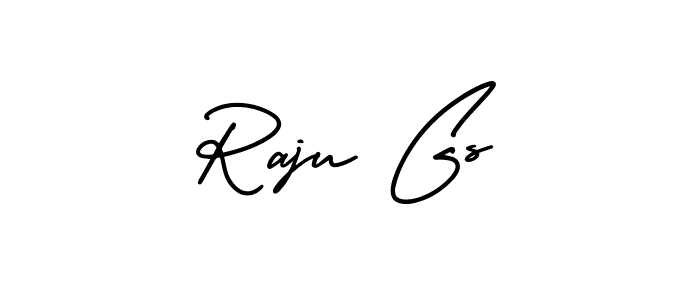 if you are searching for the best signature style for your name Raju Gs. so please give up your signature search. here we have designed multiple signature styles  using AmerikaSignatureDemo-Regular. Raju Gs signature style 3 images and pictures png