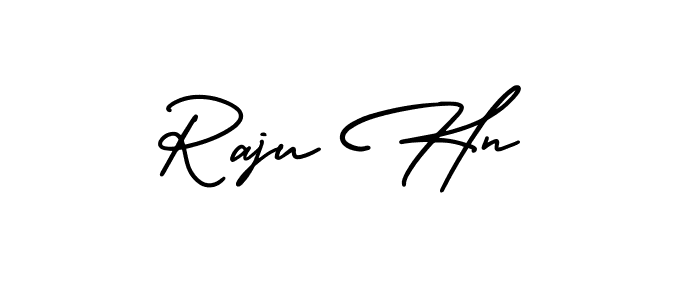 if you are searching for the best signature style for your name Raju Hn. so please give up your signature search. here we have designed multiple signature styles  using AmerikaSignatureDemo-Regular. Raju Hn signature style 3 images and pictures png