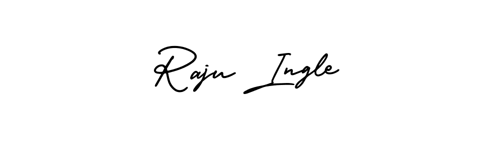 Make a beautiful signature design for name Raju Ingle. With this signature (AmerikaSignatureDemo-Regular) style, you can create a handwritten signature for free. Raju Ingle signature style 3 images and pictures png